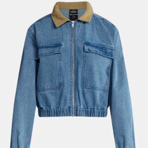 NWT Netflix Stranger Things Cotton Denim Jacket from No Boundaries Large Retro